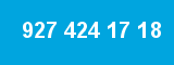 927 424 17 18 927 424 17 18